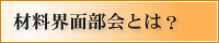 材料界面部会とは？